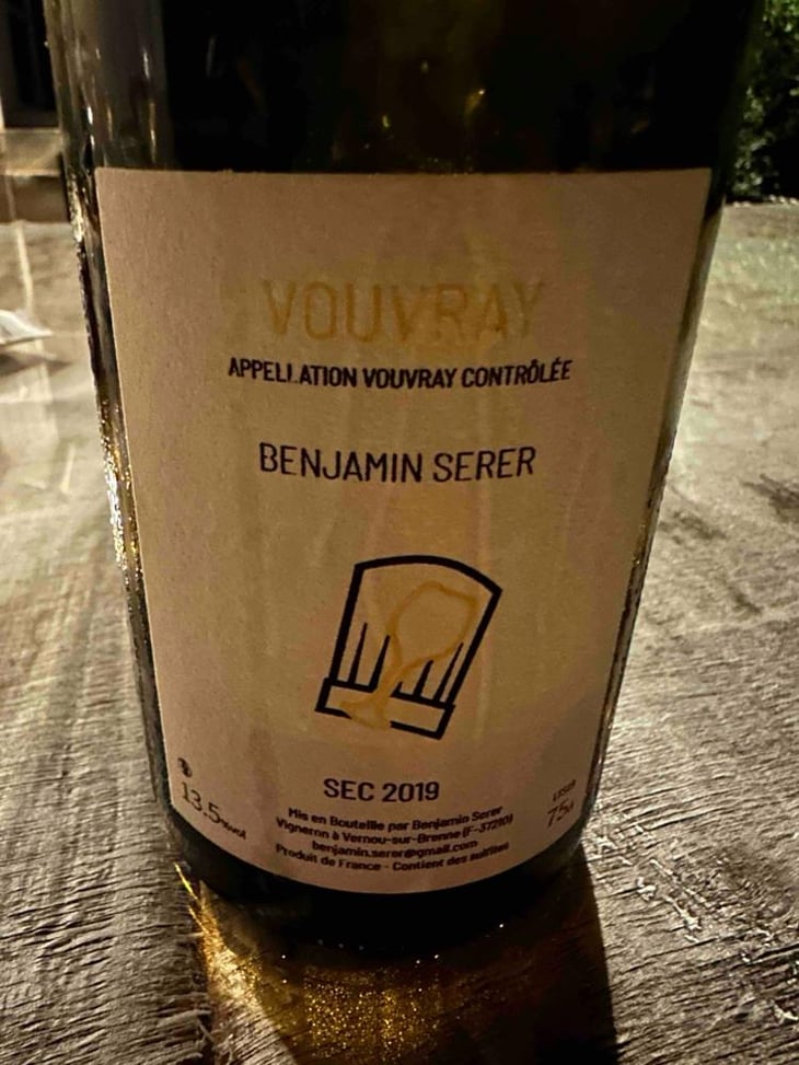 Vouvray Sec - Benjamin Serer - Benjamin Serer -2019