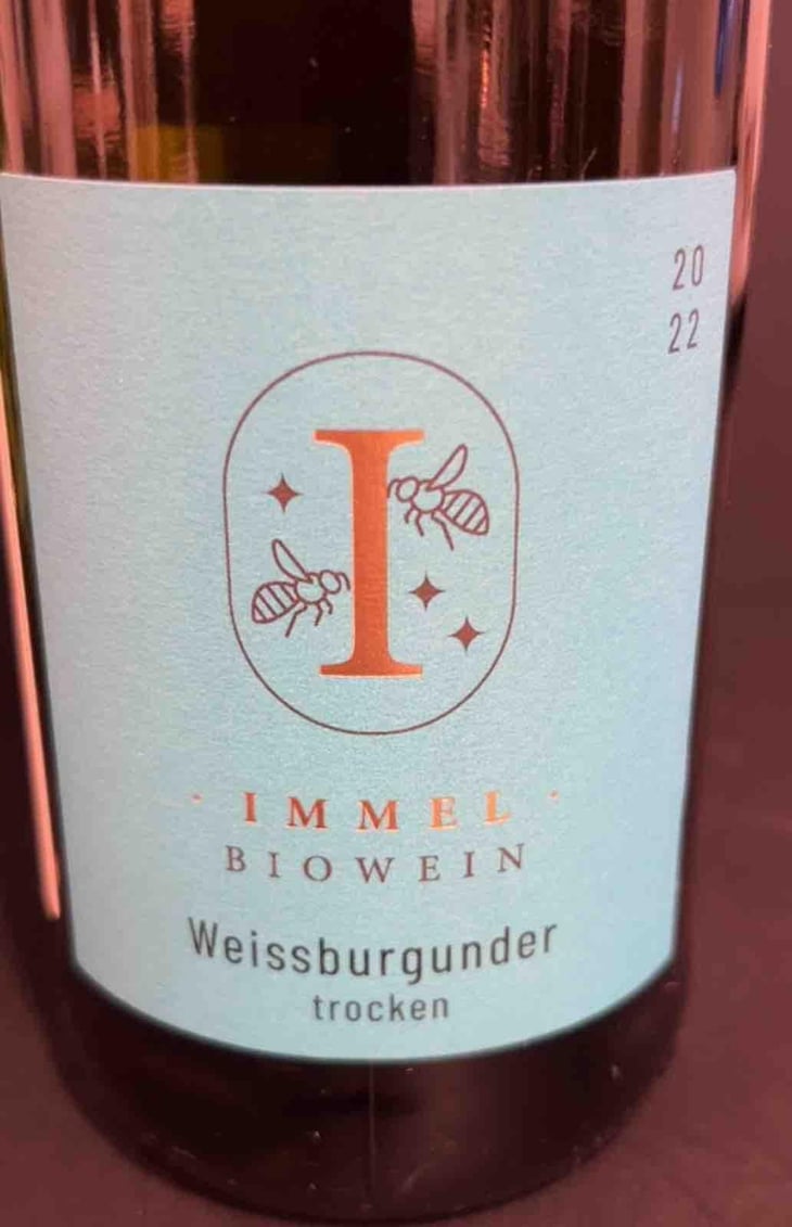 Weissburgunder trocke - Immel - Georg Immel -2022