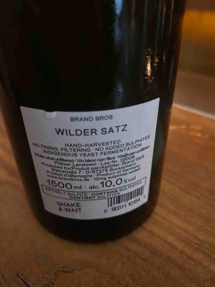 Wilder Satz - Brand Bros - Weingut Brand - Daniel & Jonas Brand 