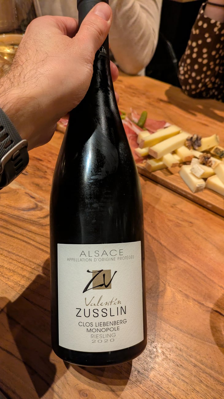 Bollenberg RIESLING - Domaine Valentin Zusslin - Jean-Paul & Marie Zusslin 