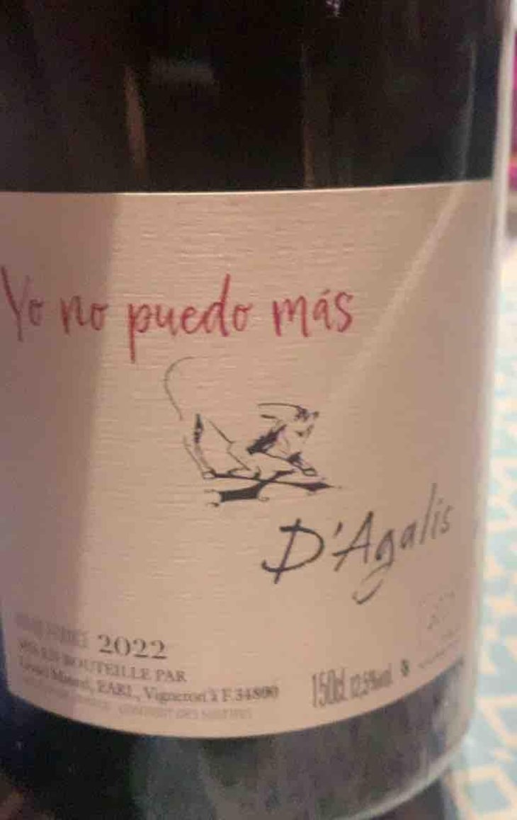 Yo No Puedo Màs - Mas d'Agalis - Lionel Maurel 