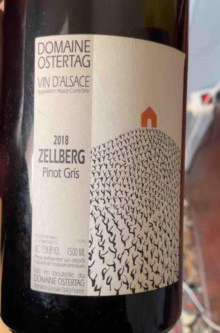 Zellberg Pinot Gris - Domaine Ostertag - André Ostertag -2020