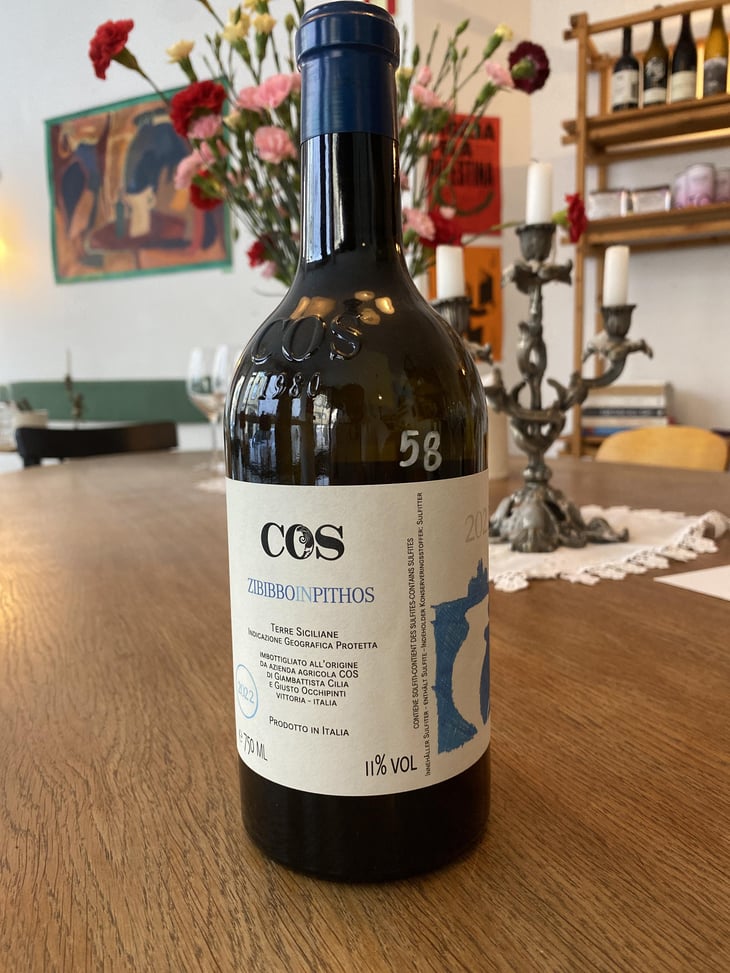 Zibibbo In Pithos - COS - Giambattista Cilia, Cirino Strano & Giusto Occhipinti 
