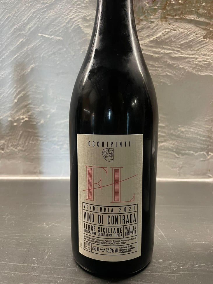 Frappato contrada fossa di lupo - Azienda Agricola Arianna Occhipinti - arianna-occhipinti -2021