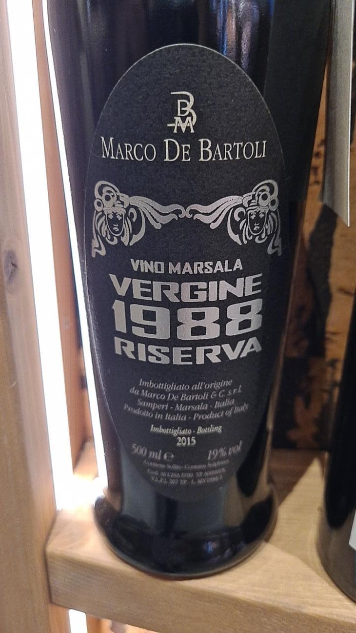 Vergine 1988 riserva - Marco De Bartoli - marco-de-bartoli -1988