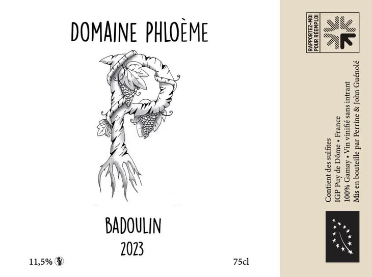 Badoulin - Domaine Phloème - perrine-quirion-et-john-guenole 