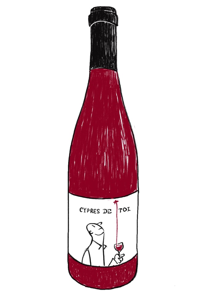 CYPRÈS DE TOI (Rouge) - Fond Cyprès - rodolphe-gianesini-laetitia-ourliac 