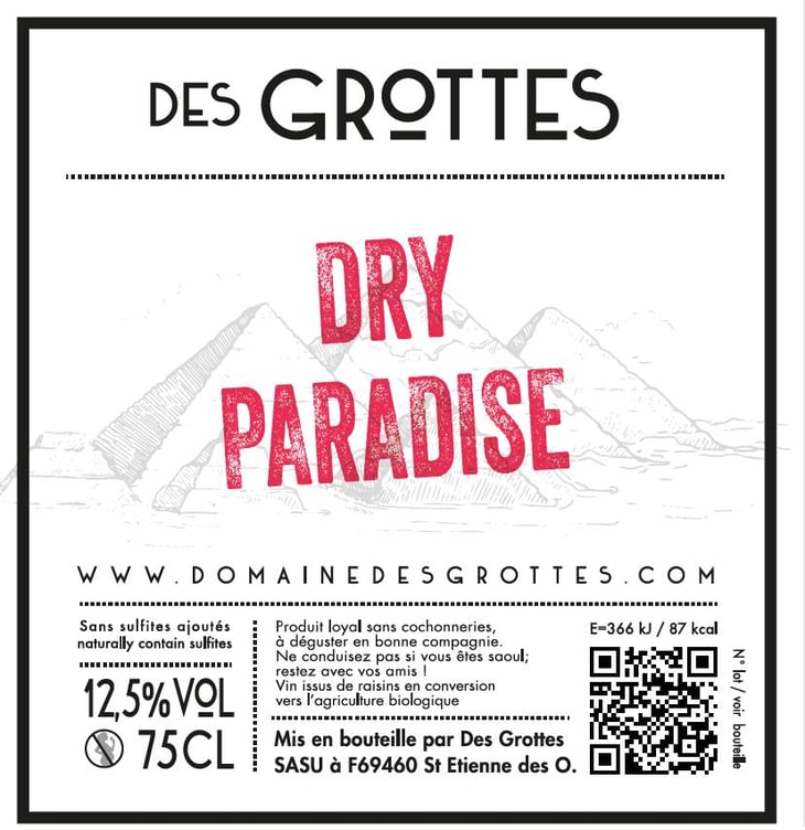 Dry Paradise - Domaine des Grottes - romain-des-grottes 