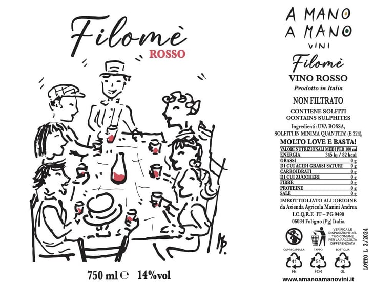 Filomè Rosso - A mano a mano - andrea-manini -2022