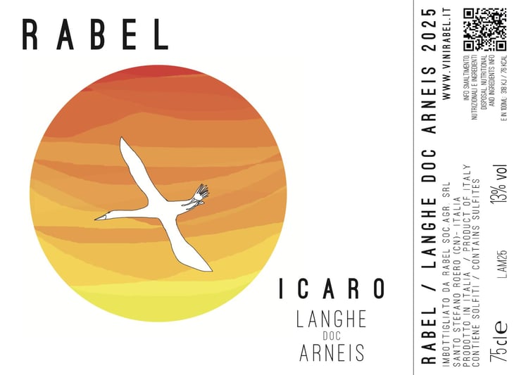 Icaro Langhe DOC Arneis - Società Agricola Rabel - paolo-trucco-francesco-trucco-michele-gai-marco-nicola 