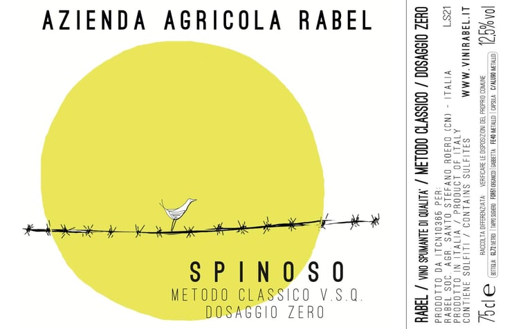Spinoso Metodo Classico V.S.Q. Dosaggio Zero - Società Agricola Rabel - paolo-trucco-francesco-trucco-michele-gai-marco-nicola 
