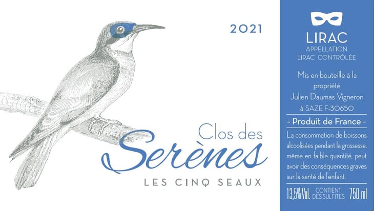 Les Cinq Seaux - Clos des Serènes - julien-daumas 