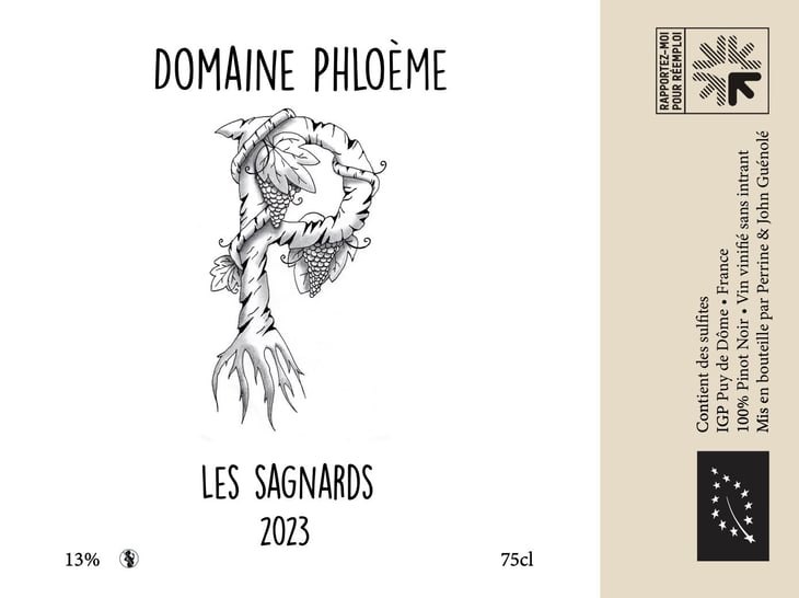 Les Sagnards Rouge - Domaine Phloème - perrine-quirion-et-john-guenole 
