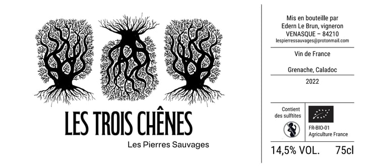Les trois chênes - Les Pierres Sauvages - emmanuelle-peron-edern-le-brun 