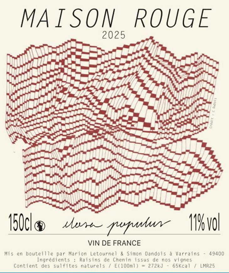 Maison Rouge 150cl - Closa Populus - marion-letournel-simon-dandois 