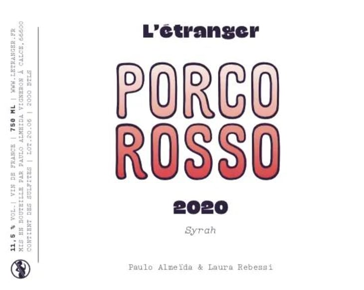 Porco Rosso - Domaine L'étranger - paulo-almeida-laura-rebeissi -2020