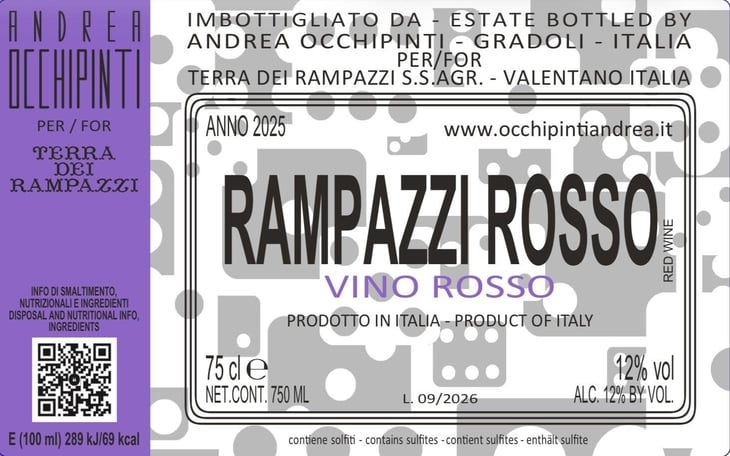 Rampazzi Rosso - Azienda Agricola Andrea Occhipinti - andrea-occhipinti -2025
