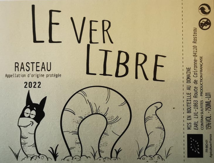 Rasteau 2022 - Le Ver Libre - gregory-tison-tiphanie-morin 