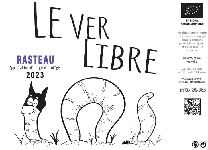 Rasteau 2023 - Le Ver Libre - gregory-tison-tiphanie-morin 