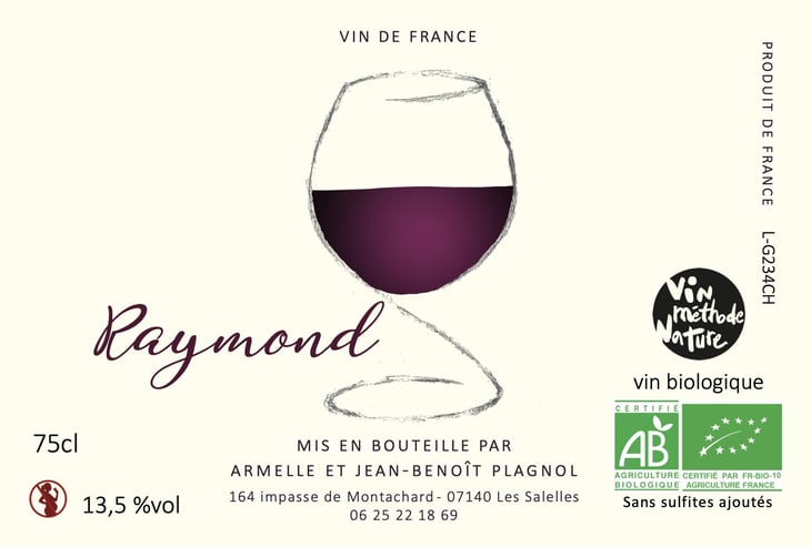 Raymond 2023 - Vins Plagnol - jean-benoit-armelle-plagnol 