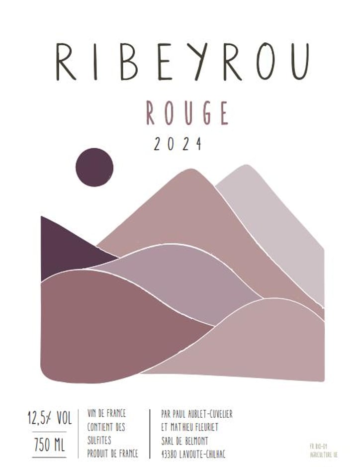 Ribeyrou Rouge - Coteau Libre - paul-aublet-cuvelier-mathieu-fleuriet 