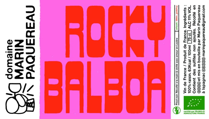 Rocky Balboa - Domaine Marin Paquereau - marin-paquereau 