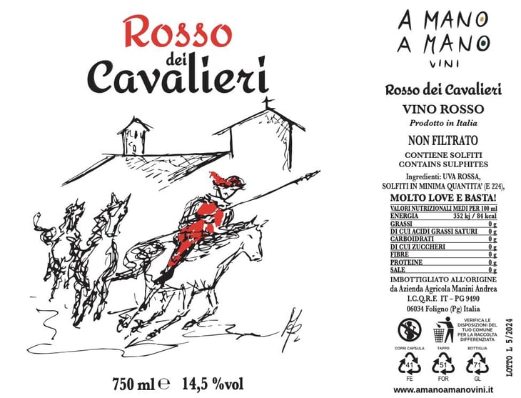 Rosso dei Cavalieri - A mano a mano - andrea-manini 