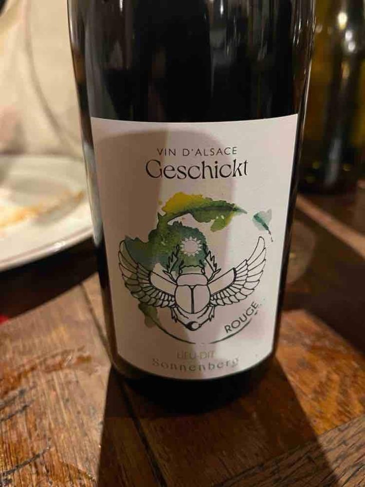 Lieu dit Sonnenberg Rouge - Domaine Geschickt - arnaud-geschickt-aurelie-fayolle 