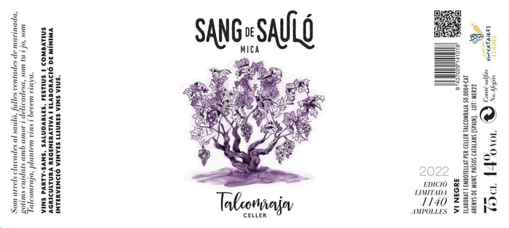 Sang De Saulo Mica - Celler Talcomraja - cristina-prats-joan-munich-arranz 