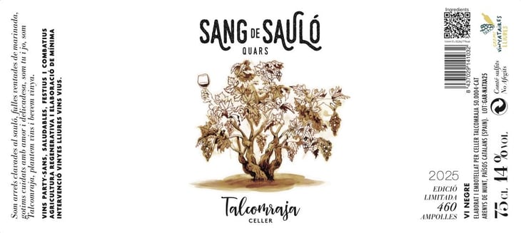 Sang de Saulò Quars - Celler Talcomraja - cristina-prats-joan-munich-arranz 