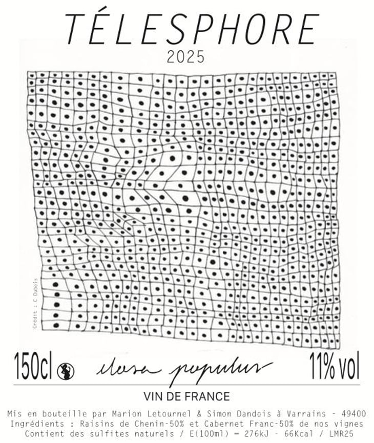 Télesphore 150cl - Closa Populus - marion-letournel-simon-dandois 