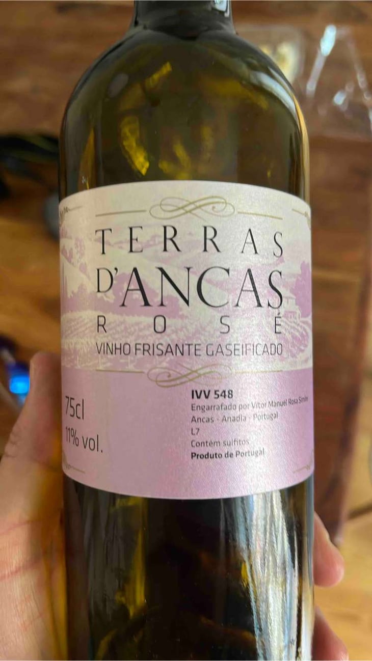 Vinho Frisante Gaseificado - Terras D’Ancas - Vitor Manuel Rosa Simões 