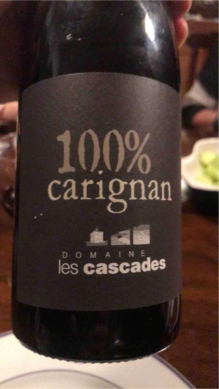 100 % Carignan - Domaine Les Cascades - Laurent & Sylvie Bachevillier 