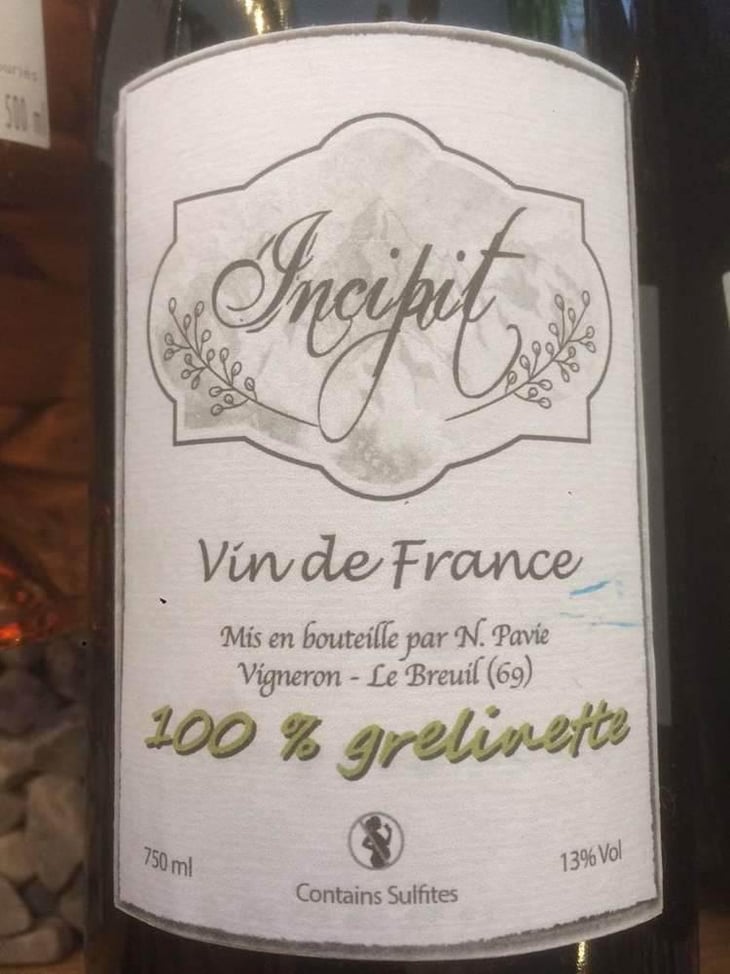 Incipit - Incipit - Nicolas Pavie - Nicolas Pavie 