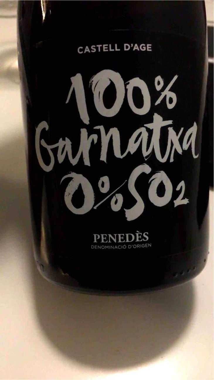 100% Garnatxa - Castell D’Age - Castell D’Age 