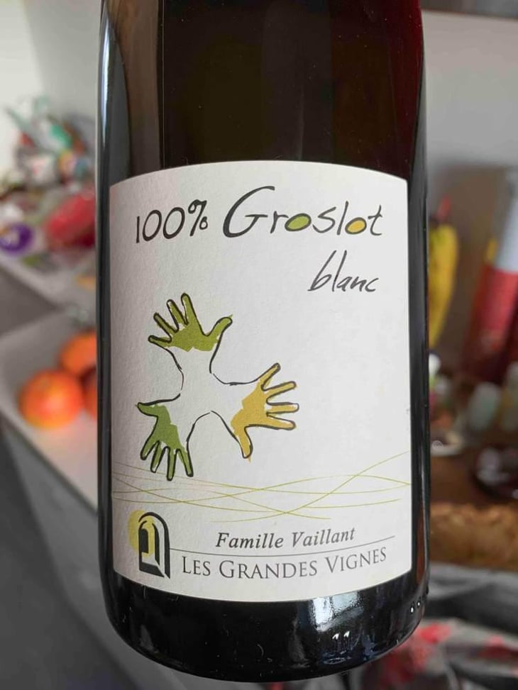 100% Groslot Blanc - Les Grandes Vignes - Laurence, Dominique & Jean-François Vaillant 