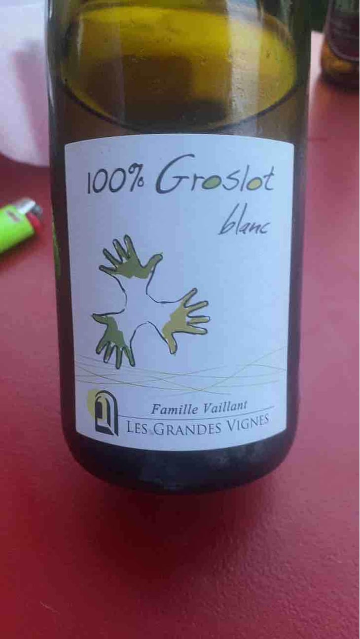 100% Groslot Blanc - Les Grandes Vignes - Laurence, Dominique & Jean-François Vaillant 