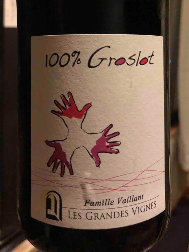 100% Groslot - Les Grandes Vignes - Laurence, Dominique & Jean-François Vaillant 