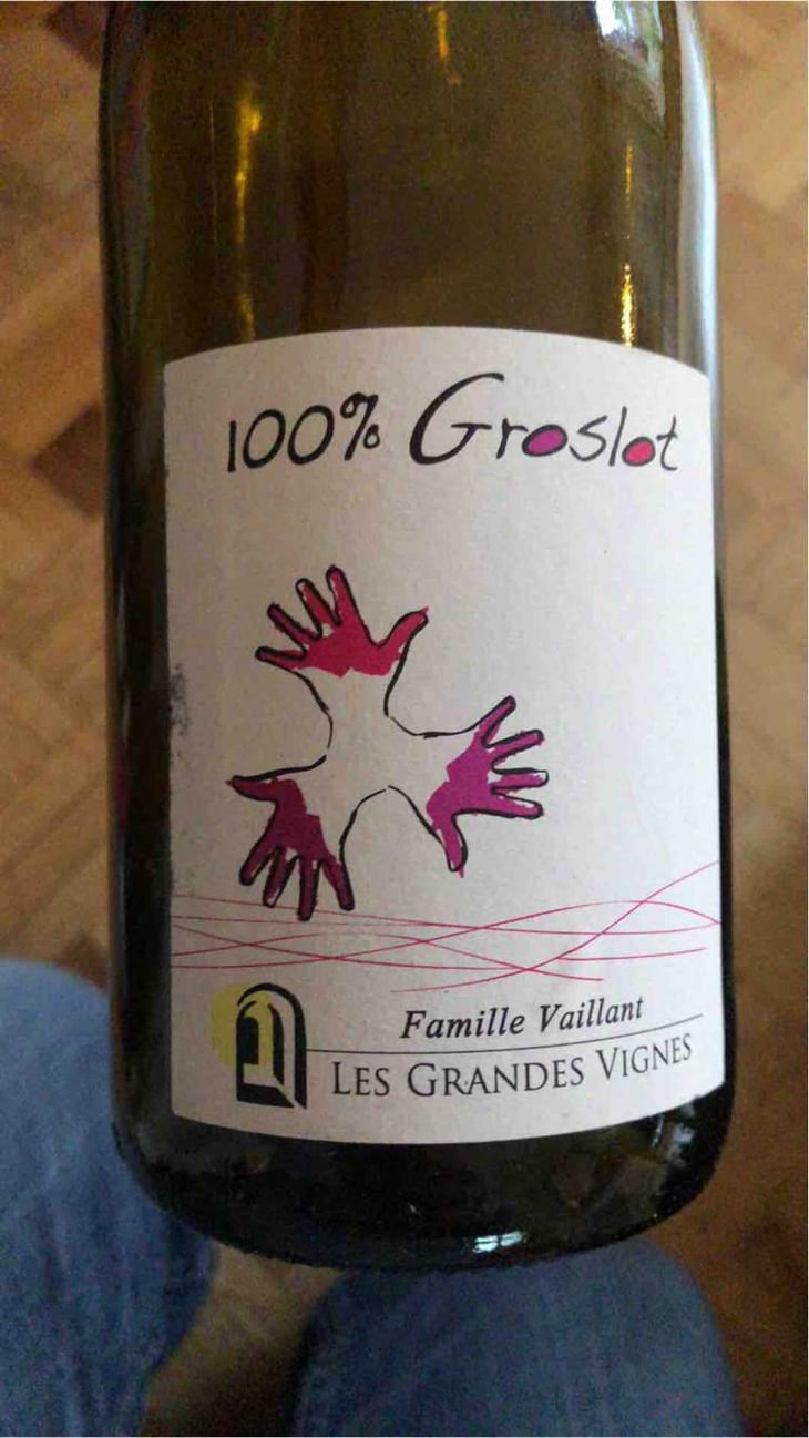 100% Groslot - Les Grandes Vignes - Laurence, Dominique & Jean-François Vaillant 