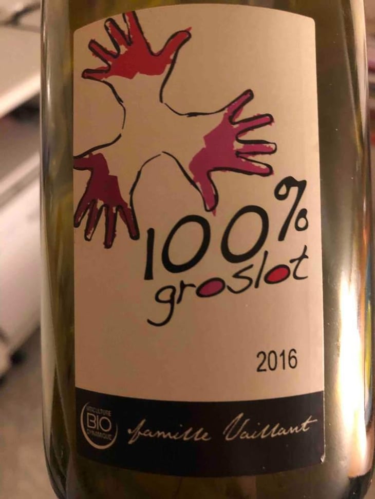 100% Groslot - Les Grandes Vignes - Laurence, Dominique & Jean-François Vaillant 