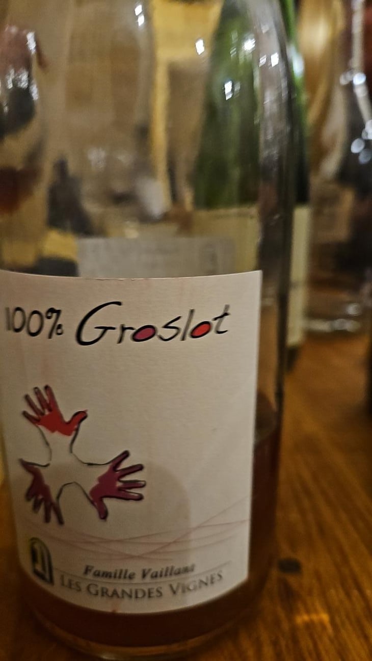 100% Groslot - Les Grandes Vignes - Laurence, Dominique & Jean-François Vaillant 