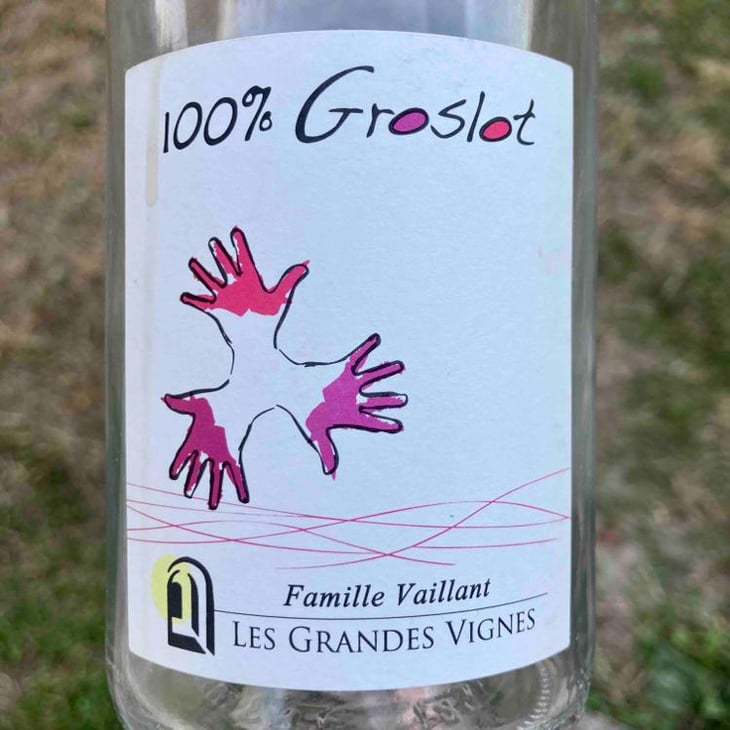 100% Groslot (Rosé) - Les Grandes Vignes - Laurence, Dominique & Jean-François Vaillant -2020