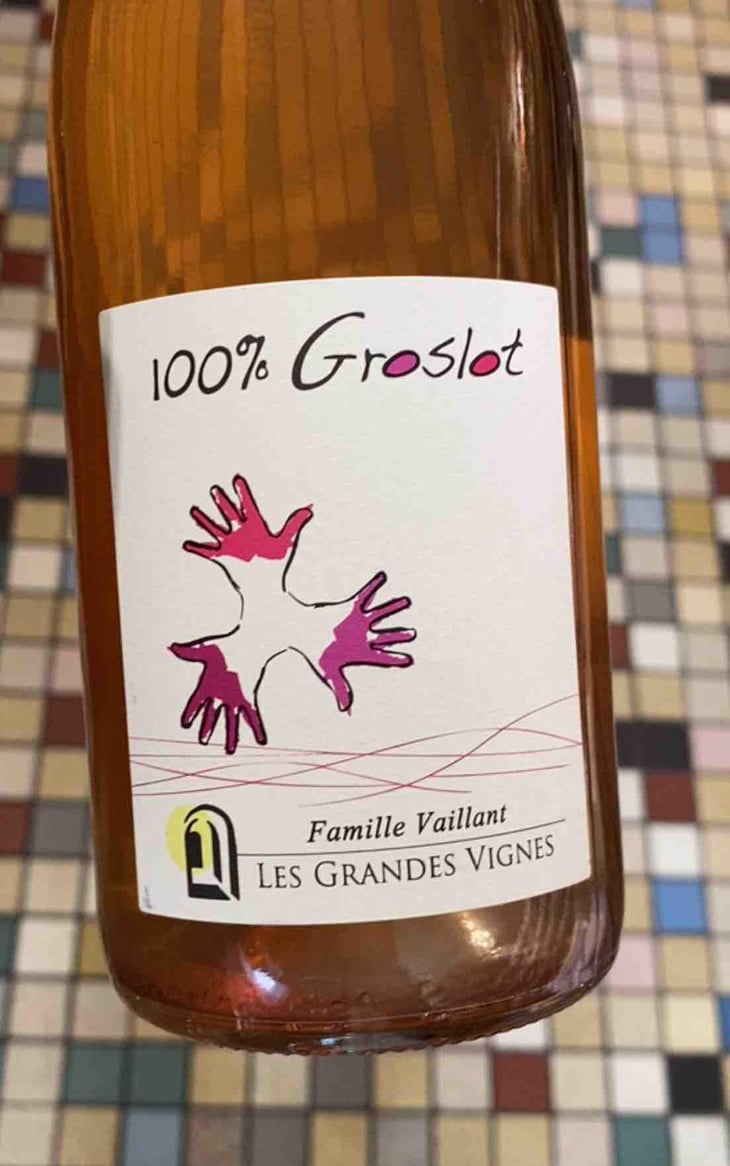 100% Groslot (Rosé) - Les Grandes Vignes - Laurence, Dominique & Jean-François Vaillant -2020