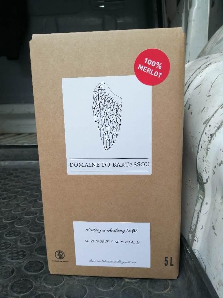 100 % Merlot - Domaine Du Bartassou - Audrey & Anthony Vidal 