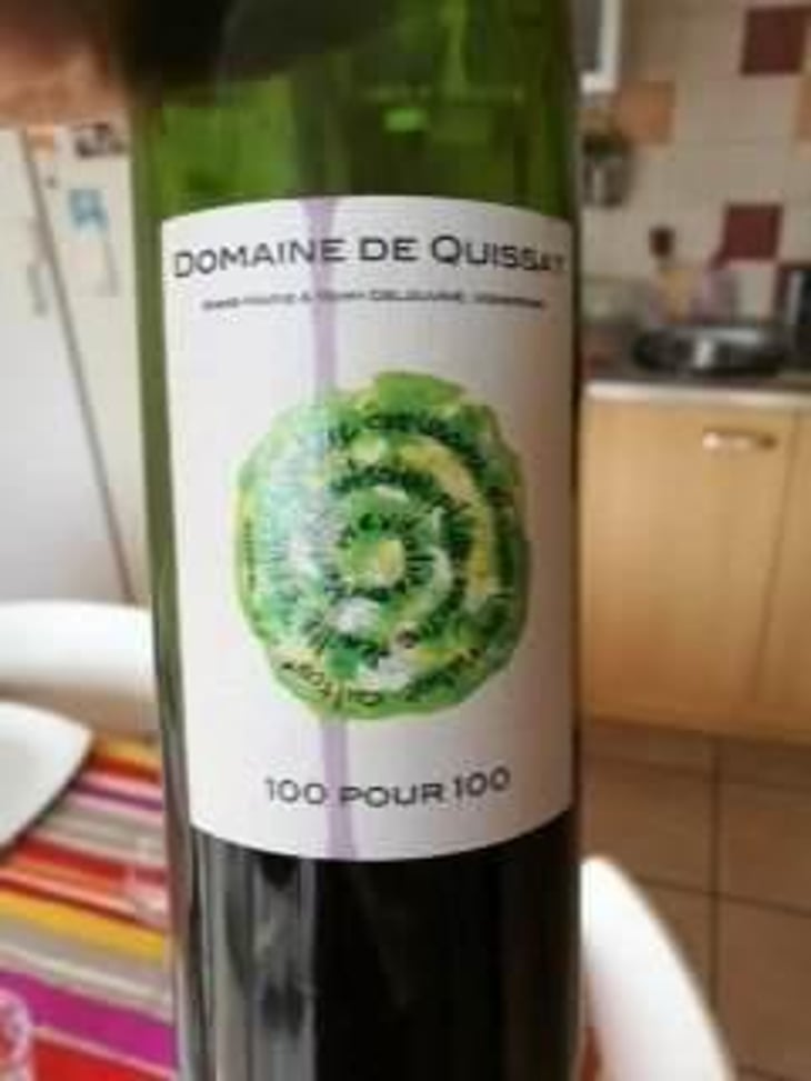 100 Pour 100 - Domaine de Quissat - Agathe et Romaric Delouvrié Hardy 