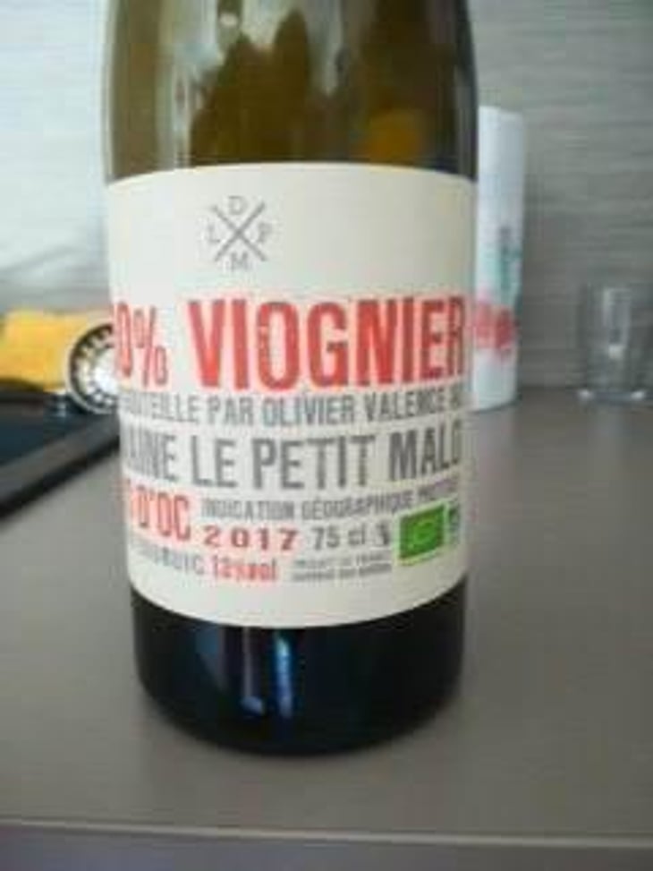 100% Viognier - La Petit Malo - Domaine La Petit Malo 