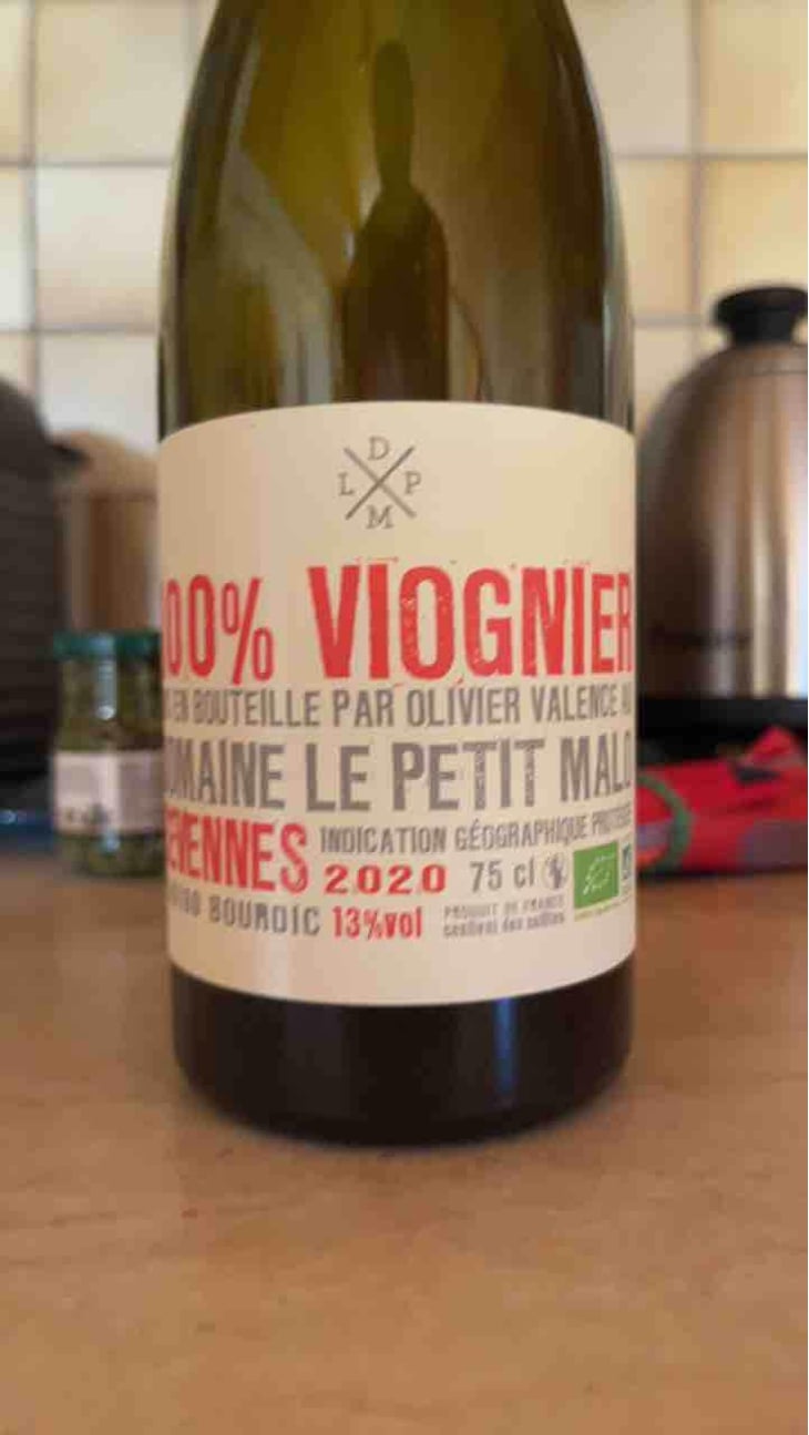 100% Viognier - La Petit Malo - Domaine La Petit Malo 