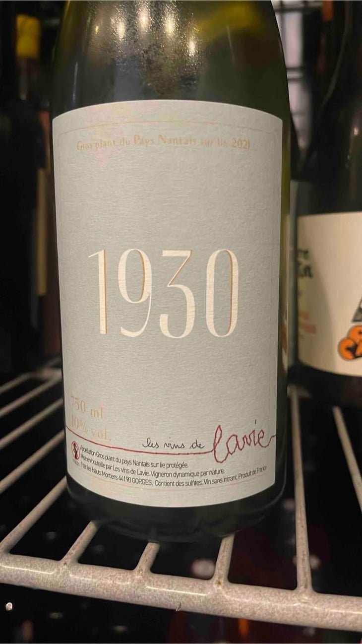 1930 - Les Vins de Lavie (Muscadet - from 2021) - Guillaume Lavie (Muscadet - from 2021) 