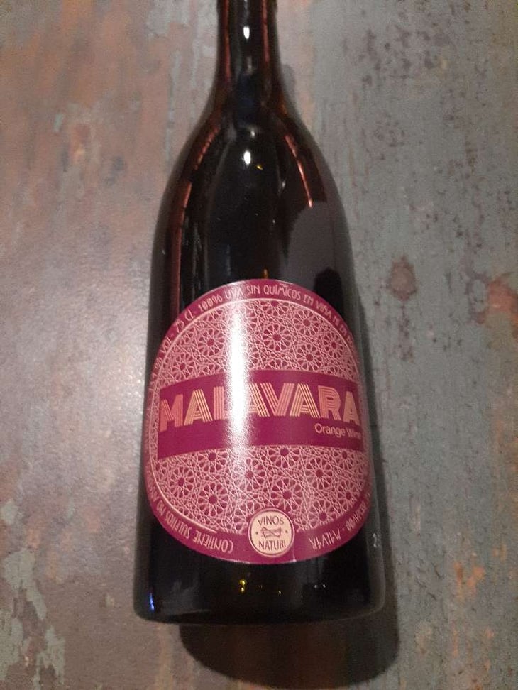 Malavara Orange - Vinos Naturi - Raúl Calle y Laura Piñas 