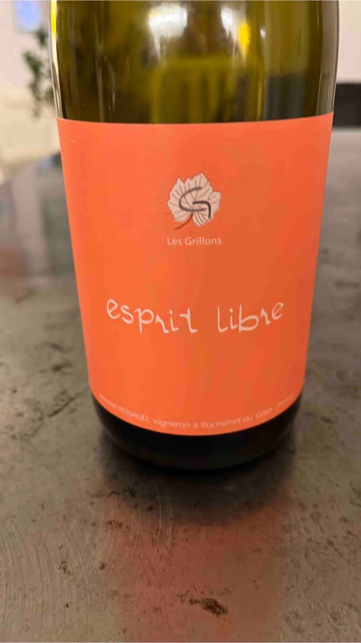 Esprit Libre - Clos des Grillons - Nicolas Renaud 